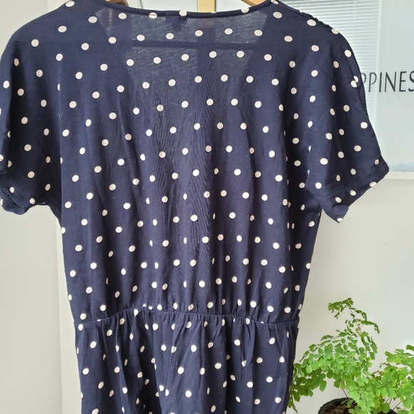J. Crew factory polka dot wrap top size s - Picture 2 of 4